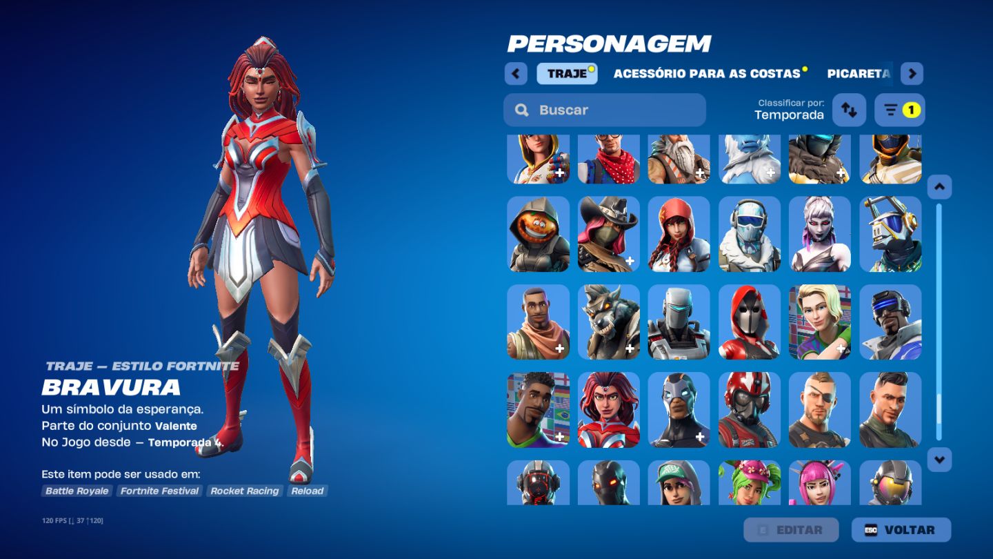 CONTA FORTNITE ANTIGO DESDE CAPITULO 1 TEMPORADA 3