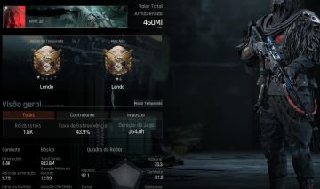 400M+ STASH / 234M CASH LENDA S3/S4/S5/S6 LENDA 6 - SKINS RARAS FULL ACESS!O