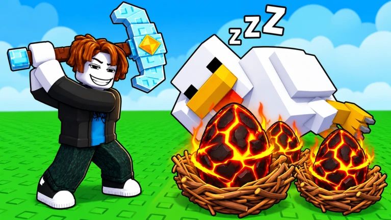 FARM AFK BREAK AND STEAL AN EGG I FARM AFK 24/7