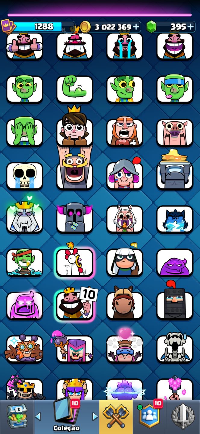 Clash royale com todas as cartas