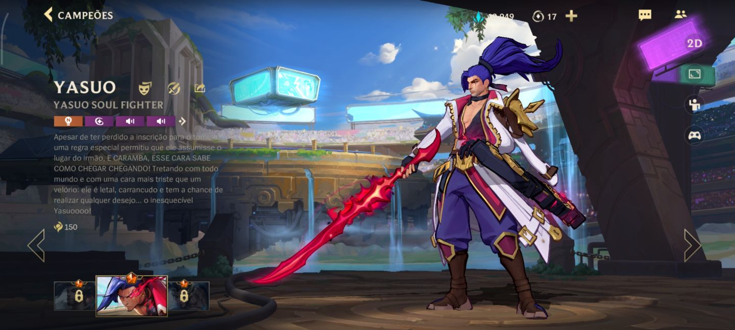 CONTA WILD RIFT (76 SKINS NO TOTAL)
