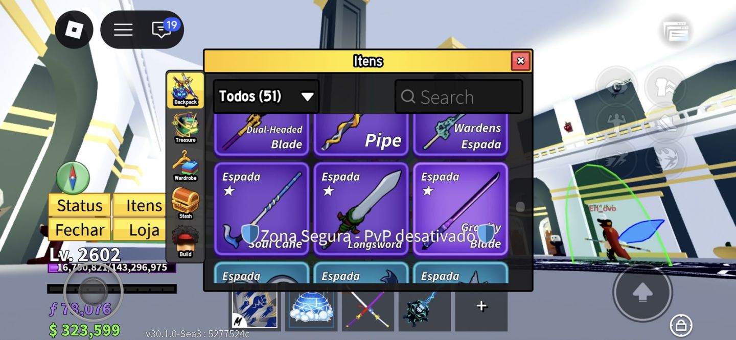Conta blox fruit com 30M bounty, e muito mais!