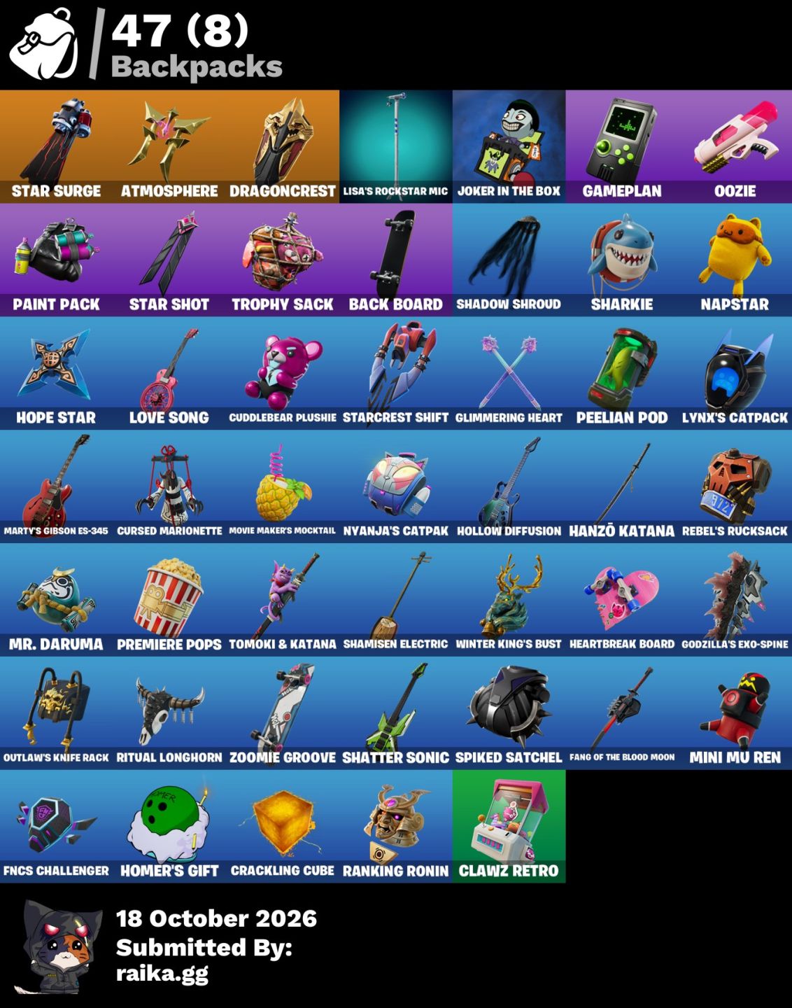 FORTNITE NIVEL 443 | 25 TRAJES | 47 MOCHILAS | 3 EXCLUSIVOS | DZXT2
