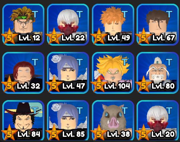 PERSONAGENS ALL STAR TOWER DEFENSE ASTD (PREÇO NEGOCIÁVEL)