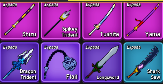 Conta LVL 2600 com 6 Frutas Perm + CDK + TTK + SQ + Dark Blade