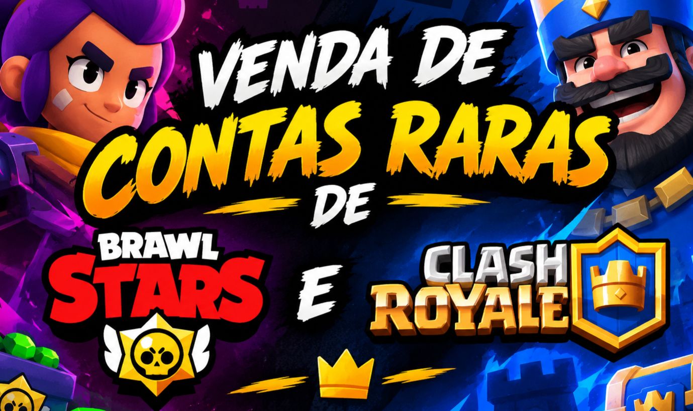 Contas raras de bralw stars e class royale