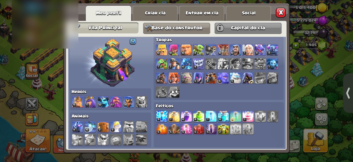CV18 QUASE FULL - CLASH OF CLANS
