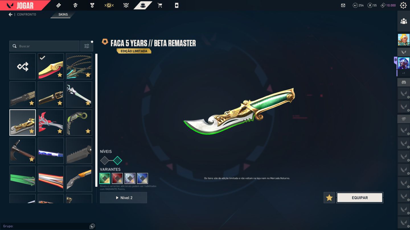 Conta boa com vários pacotes de skins, Único dono +4k gastos