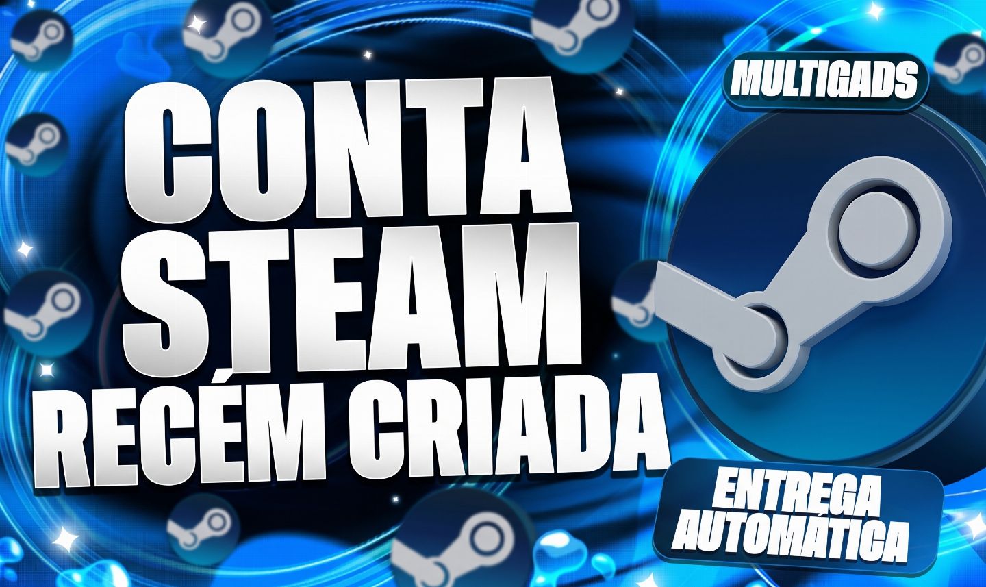 CONTA STEAM RECÉM CRIADA - ENTREGA AUTOMÁTICA!
