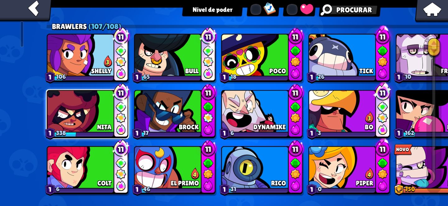 Conta de brawl Stars muito boa e antiga