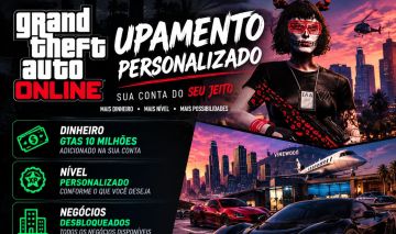 GTA 5 Online LEGACY! PC | Serviço de Upar Conta | Dinheiro e Progresso