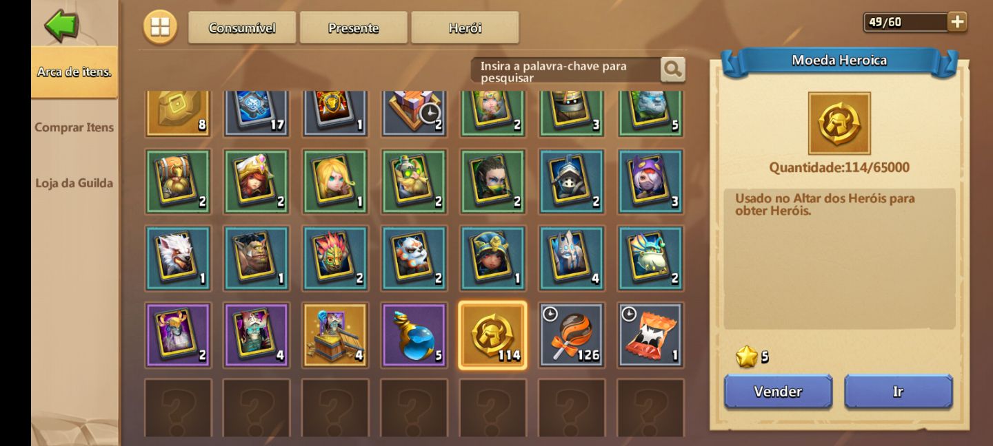 CASTLE CLASH (servidor CLÁSSICO ) Conta com o melhor time atualmente
