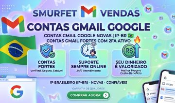 CONTAS GMAIL IP-BR /EMAILS NOTLETTERS