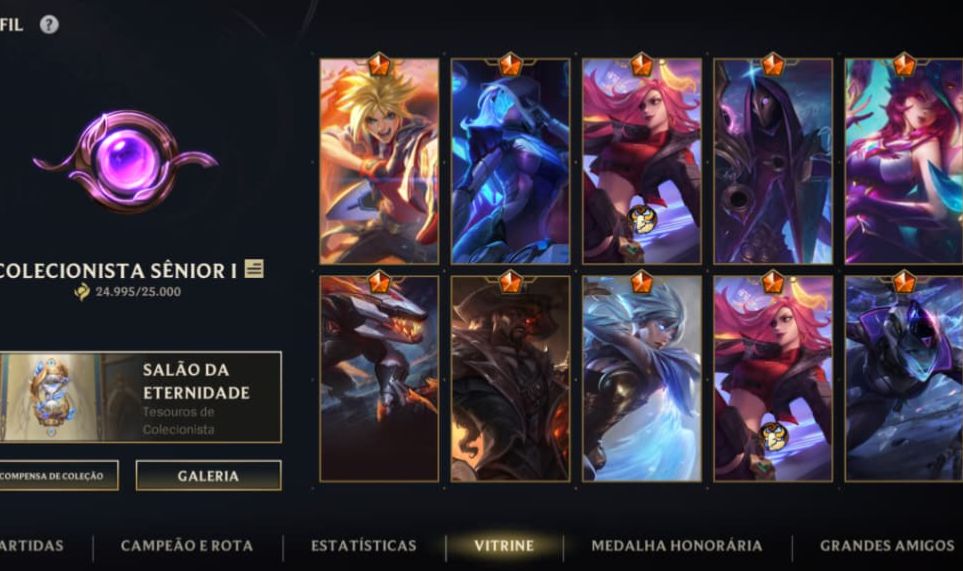 CONTA WILD RIFT GRÃO MESTRE 3 +95 SKINS 10 SKINS LENDARIAS- CONTA SESON 1!!