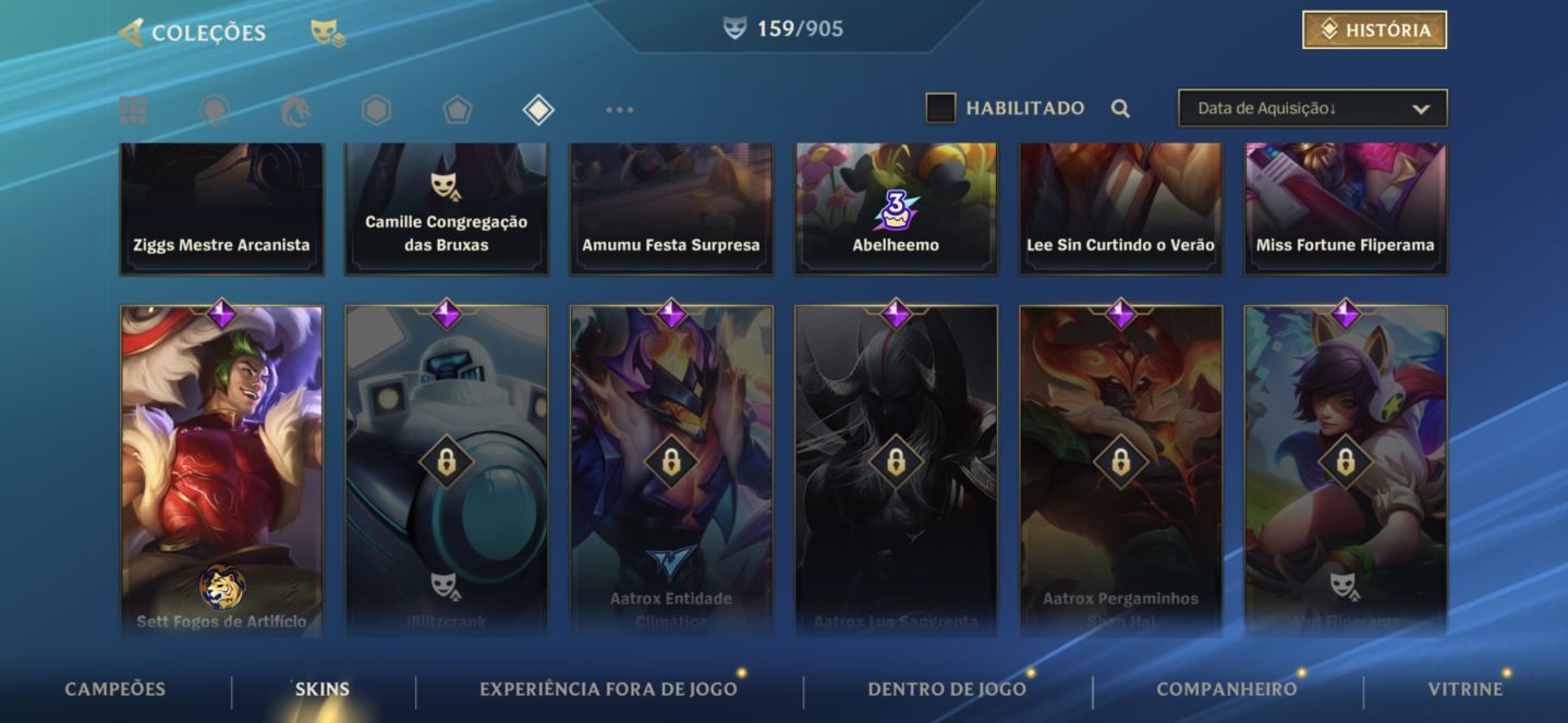 Conta de wild rift ótima pra pro players