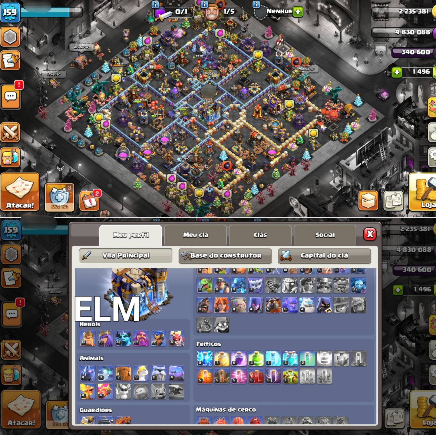CONTAS DE CLASH OF CLANS CV9 A CV17 NO E-MAIL DO COMPRADOR