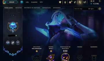 CONTA UNRANKED - 98 SKIN - 120+ CHAMP + BRINDE INSANO! - 100% SEGURA!