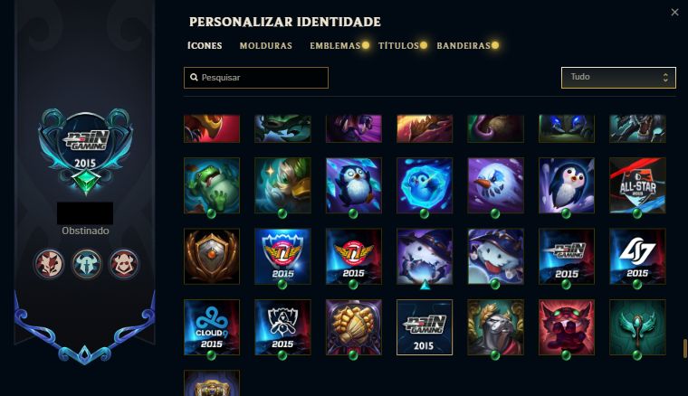 [CONTA LOL VETERANA 2014] TODOS OS CAMPEÕES | 288+ SKINS |