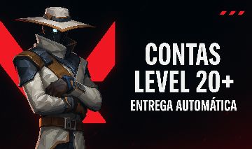 Conta VALORANT | Idade Verificada | Level 20+ | Entrega Automática | Full Acesso