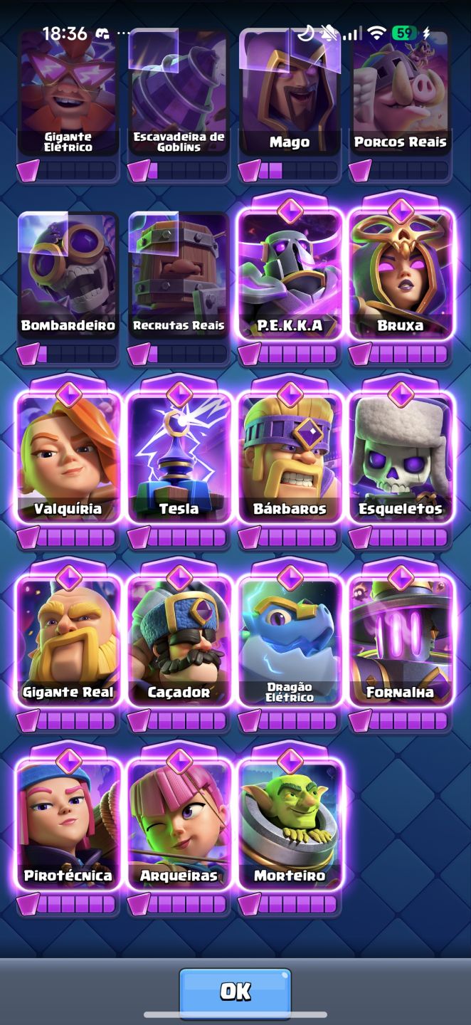 Conta de clash of clã CV 17 Clash R 11k troféu BRAWL STARS+ hay day