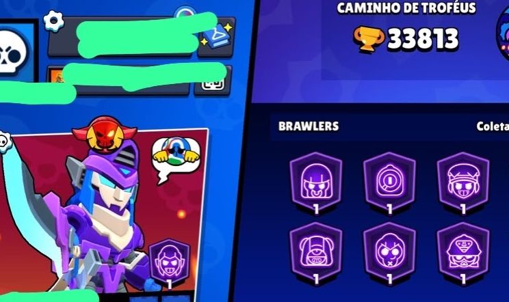 CONTA DE BRAWL STARS RARA (2019)