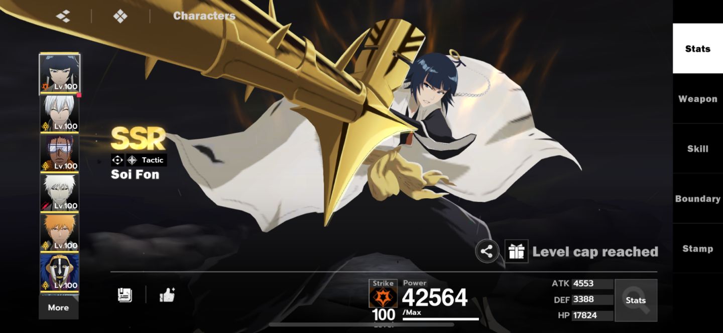 CONTA BLEACH: SOUL RESONANCE LV. 80 MAX | CONTA AVANÇADA
