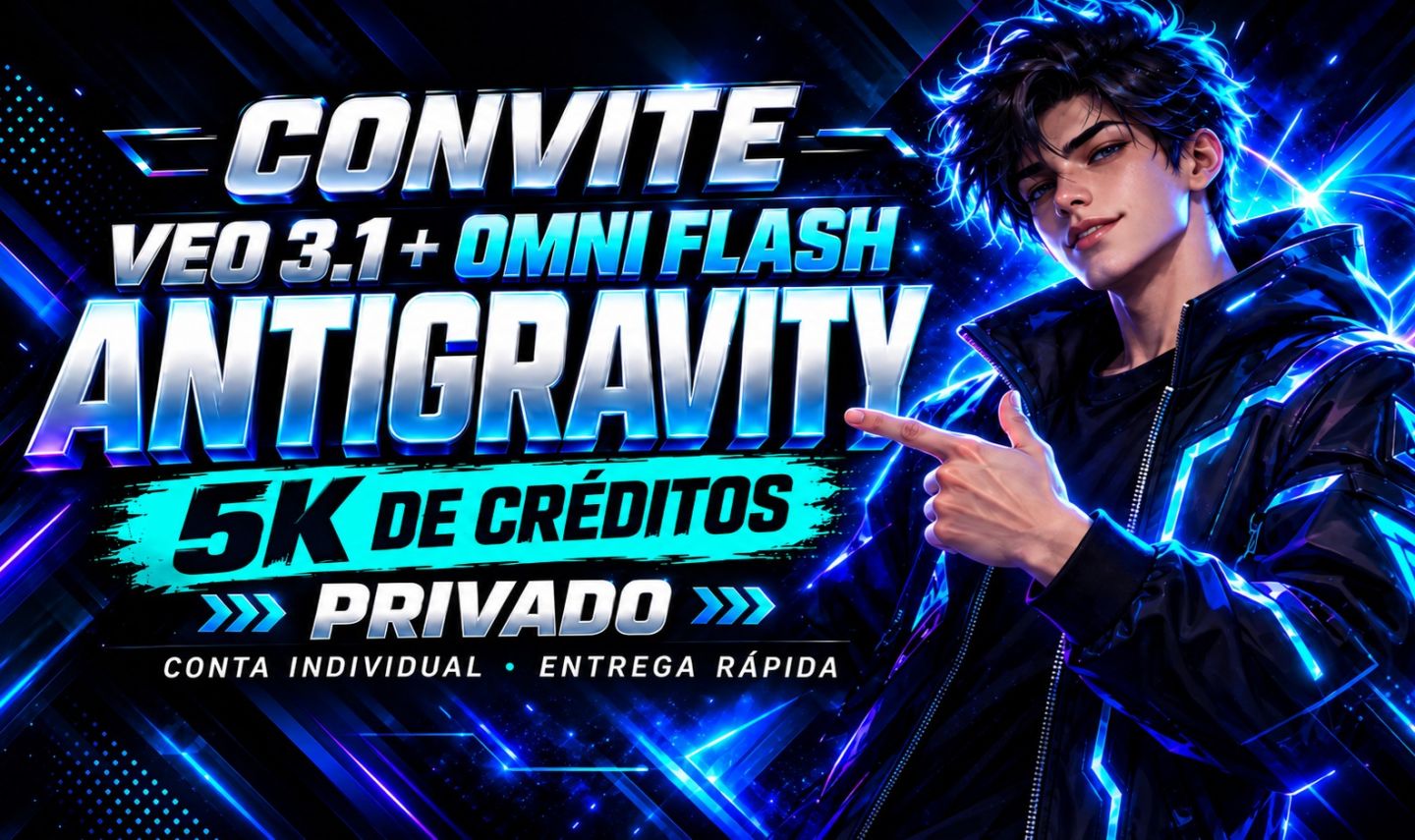 Google Ultra Antigravity 20x | 5K Créditos Flow | Gemini 4 Argon | Omni flash