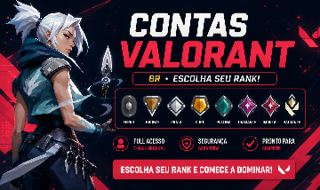 CONTAS VALORANT BR ESCOLHA SEU RANK ! FULL ACESSO