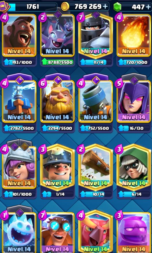 CONTA FULL MAX 12K TROFÉUS | MAIOR CAMPEÃO RANK 7313 | QUASE TUDO NV 15 ELITE