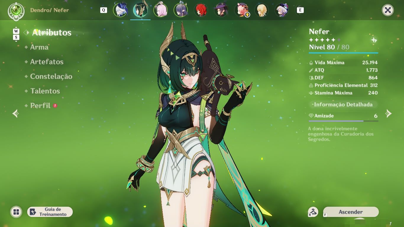 CONTA GENSHIN IMPACT AR 55 LAUMA, NEFER E FURINA