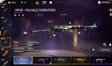 Conta com mp40 e xm8 com atributo de disparo