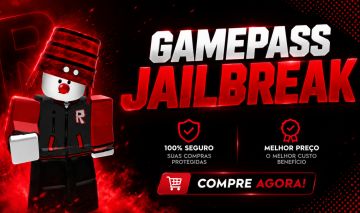 [ 50% DE DESCONTO ] Gamepass Jailbreak
