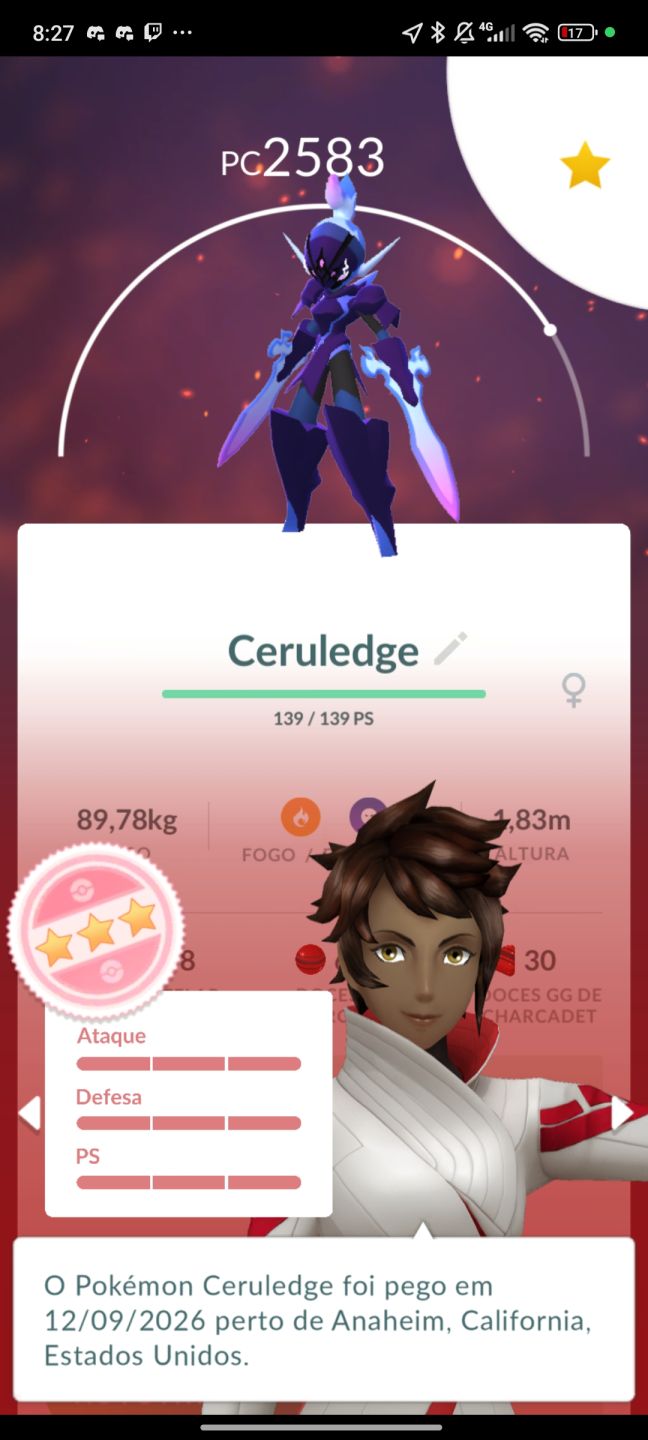 CONTA POKÉMON GO NÍVEL 47 MEWTWO 100%