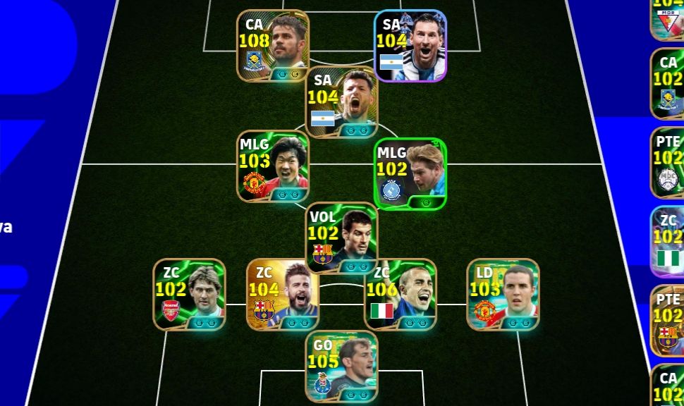 CONTA EFOOTBALL RARA 3210 DE FORÇA