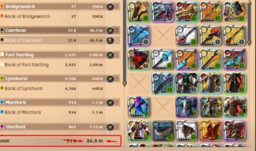 Conta com QSE 1 Bí de FAMA + 90M de PRATA Baú + SKINS e tokens