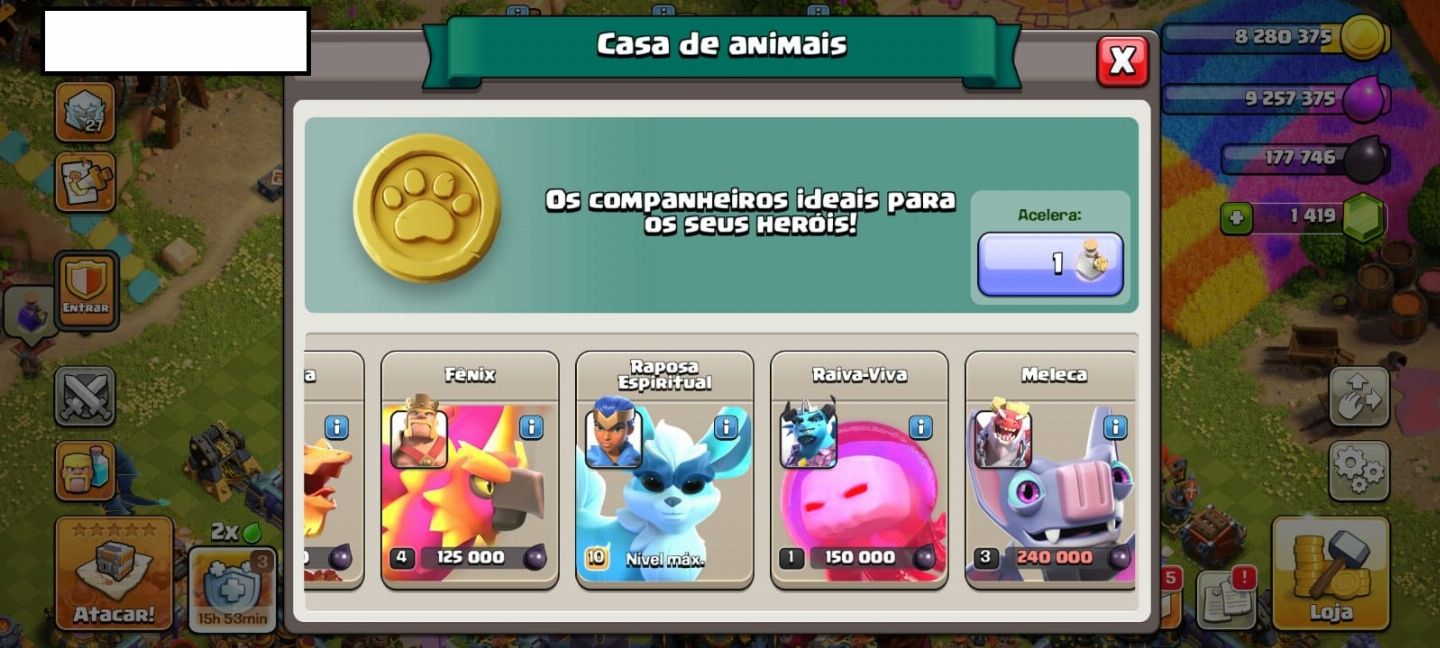 CONTA CLASH OF CLANS CV 17 + CLASH ROYALE