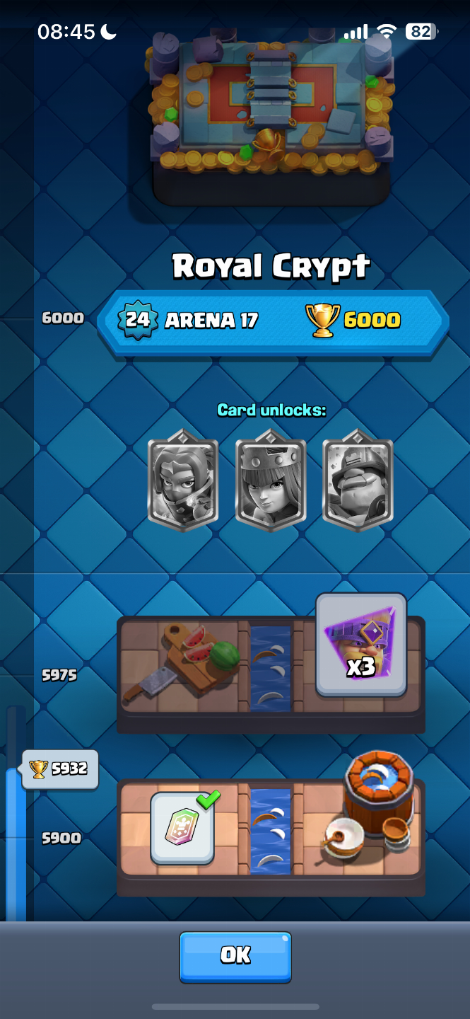 CONTA CLASH ROYALE 5K + CLASH OF CLANS CV 13