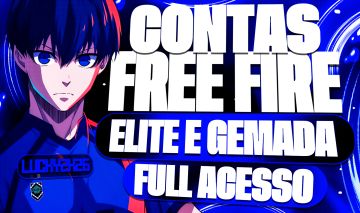 Contas free fire gemadas angelical e diversas skins