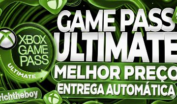 XBOX GAMEPASS ULTIMATE (XCLOUD, TV, PC GAMEPASS) + BRINDE [ENTREGA AUTOMÁTICA]