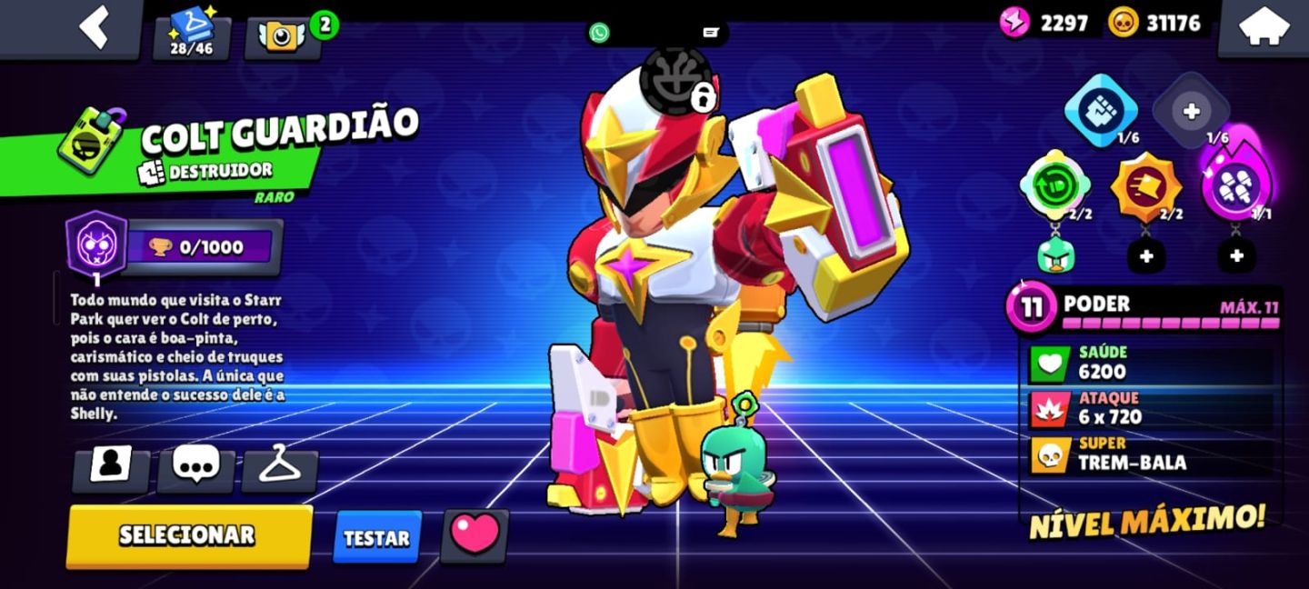 CONTA DE BRAWL 3 PRO PASS, 12 PASS, 92K, PINS MATCHERINO PROMOÇAO