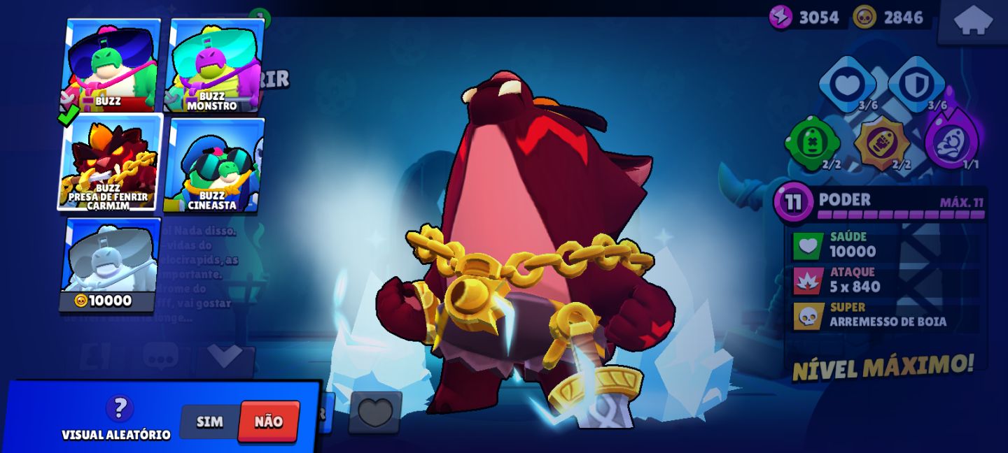 Continha com 44k de troféus e 104 Brawl, boa pra quem quer jogar rank e combate.
