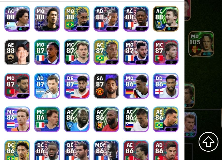 Conta efootball mobile 3200+