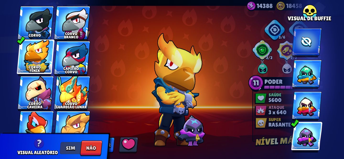 Conta de Brawl stars 40k de troféUs com todos os lendários