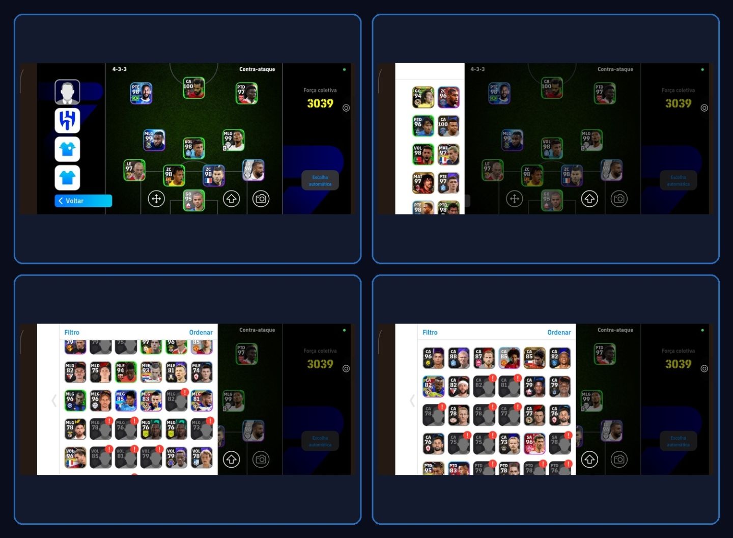 CONTA eFOOTBALL MOBILE À VENDA!
