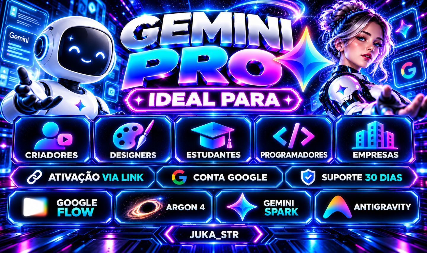 Google AI Pro 30D | NOVO Gemini 4 Argon + Veo 3.1 + Flow + Omni + 5TB