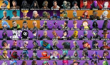 CONTA FORTNITE COM SHADY/JUICE/MORTY/JACK SPROW/DARTH/85 SKINS