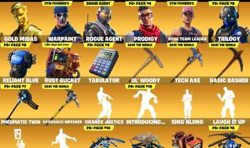 CONTA DE FORTNITE COM SALVE O MUNDO FUNDADOR