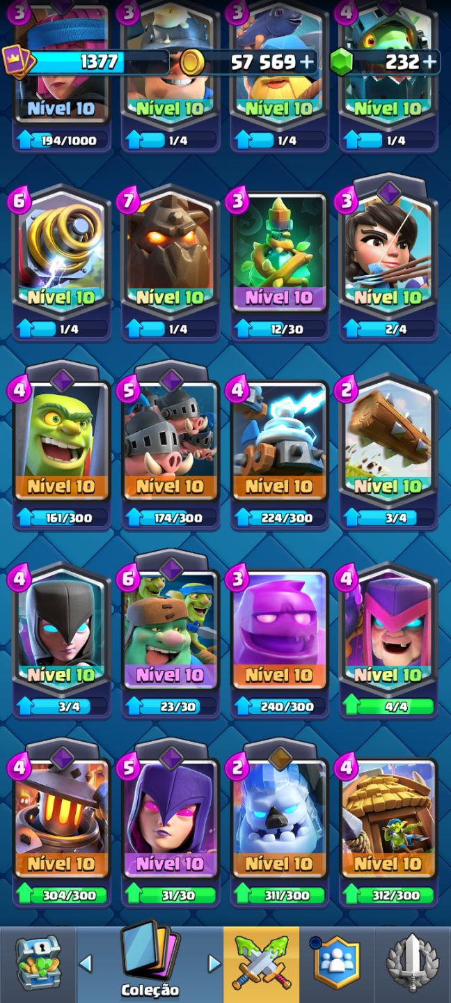 CLASH ROYALE HIGH 11.600+ TROFÉUS | MAGO E ESQUELETO G. NÍVEL 16 | CAMPEÕES TOP