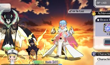 Conta Llv 241 com os 6 personagens do aniversário