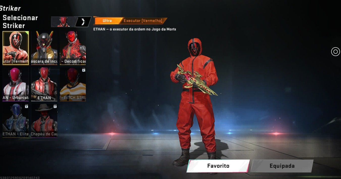 Conta de blood strike com skim eternas e ultras